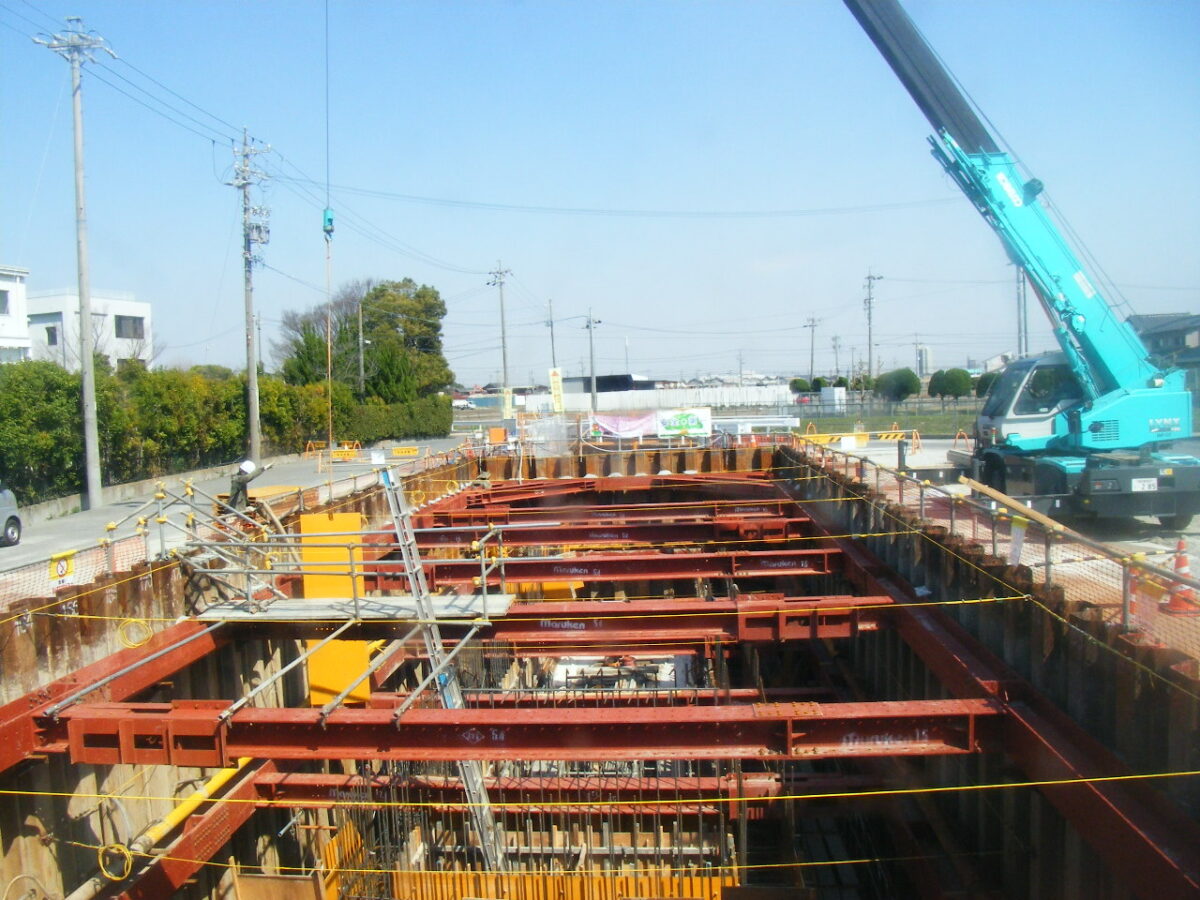 海部建設株式会社の農業農村整備工事(たん水防除事業 新十三沖永地区 越津排水機場その3工事)