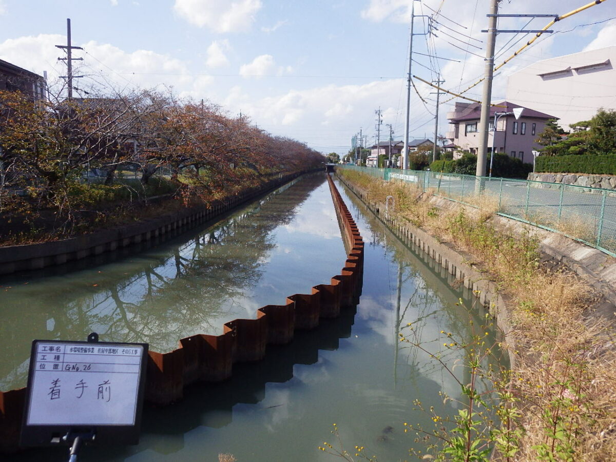 海部建設株式会社の農業農村整備工事（水環境整備事業 佐屋中部地区その５工事）