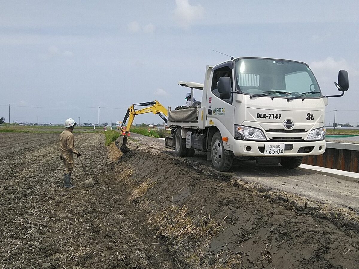 海部建設株式会社の農業農村整備工事(地盤沈下対策事業 鵜戸川北部地区 その6工事)