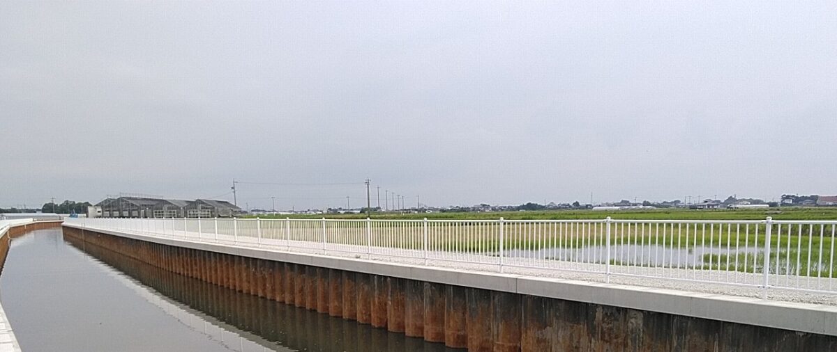 海部建設株式会社の農業農村整備工事(地盤沈下対策事業 鵜戸川北部地区 その6工事)