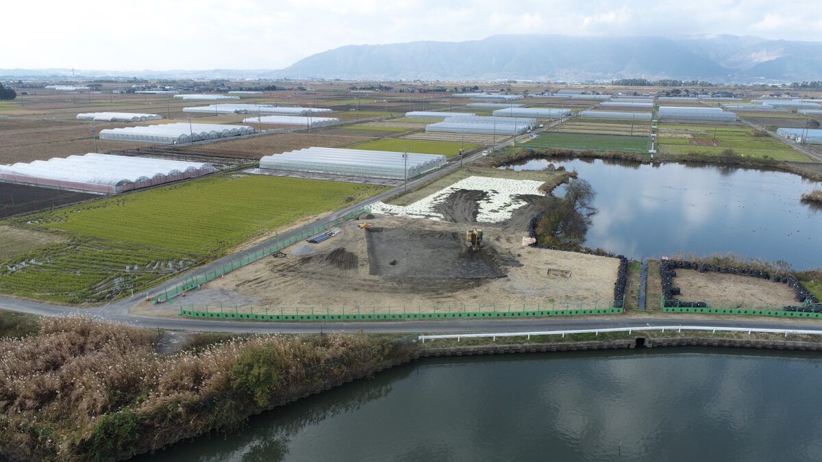 海部建設株式会社の農業農村整備工事(たん水防除事業 新立田輪中地区 北部排水機場 機場工及び送水路工その2工事)