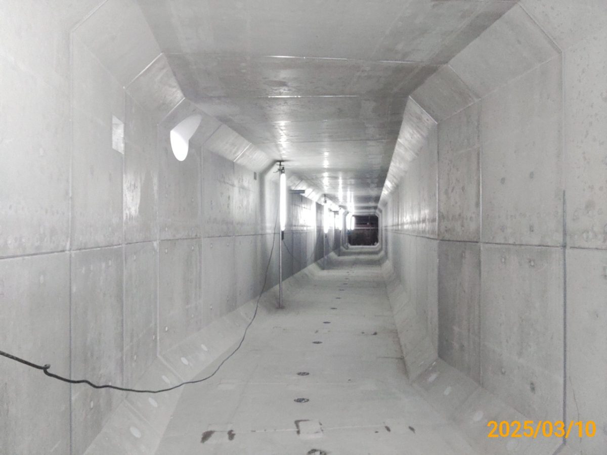 海部建設株式会社の農業農村整備工事（緊急農地防災事業 向島地区 その１工事 / 排水路その２工事）