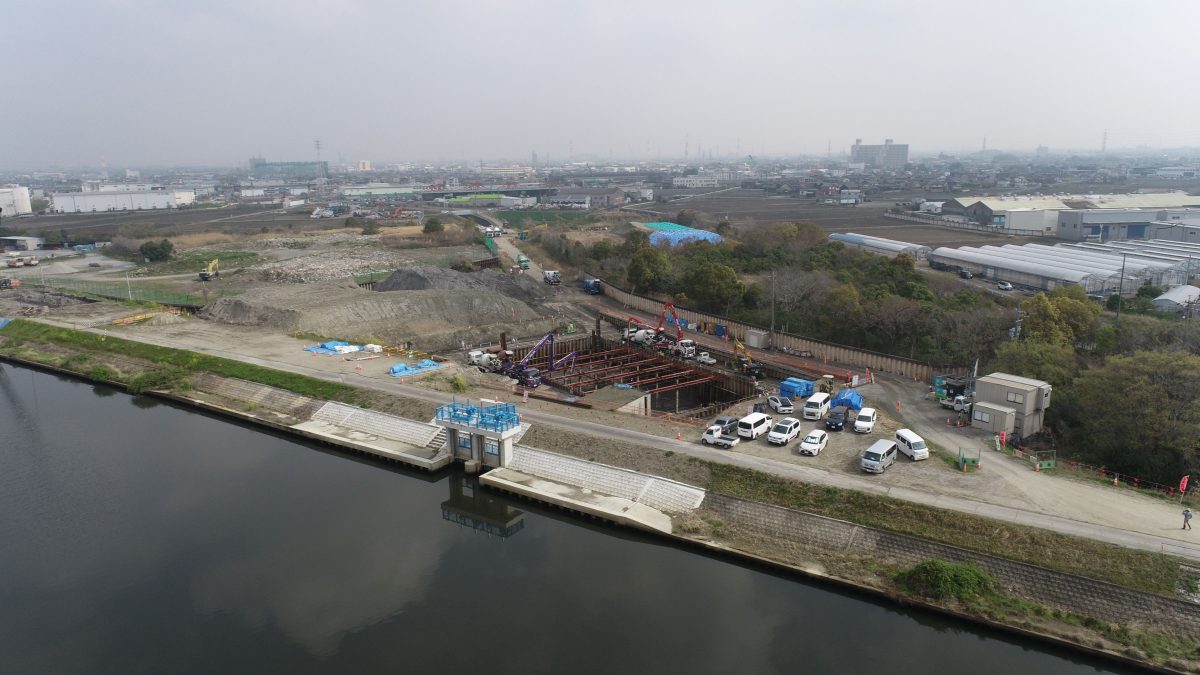 海部建設株式会社の農業農村整備工事（たん水防除事業 新十三沖永地区 十三沖永排水機場 機場その6工事）