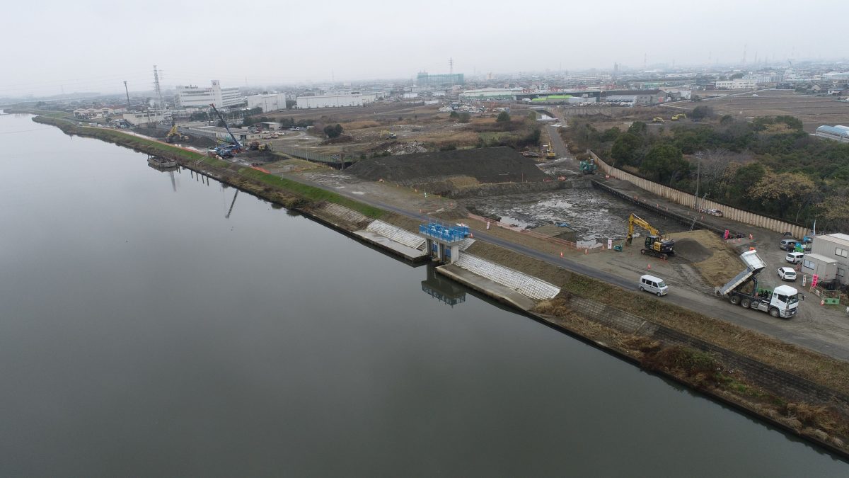 海部建設株式会社の農業農村整備工事（たん水防除事業 新十三沖永地区 十三沖永排水機場 機場その6工事）