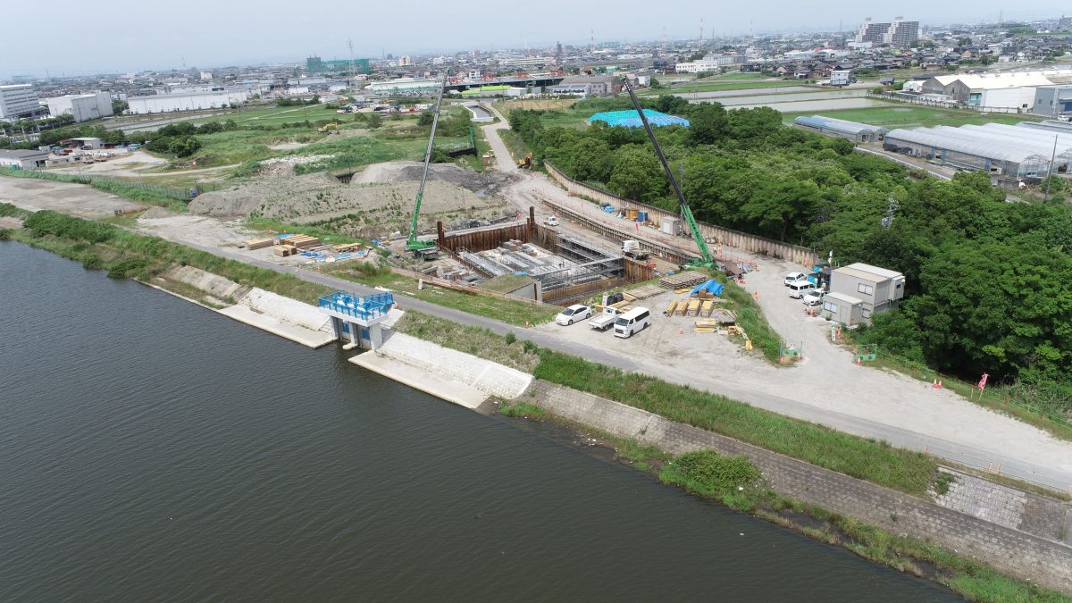 海部建設株式会社の農業農村整備工事（たん水防除事業 新十三沖永地区 十三沖永排水機場 機場その6工事）