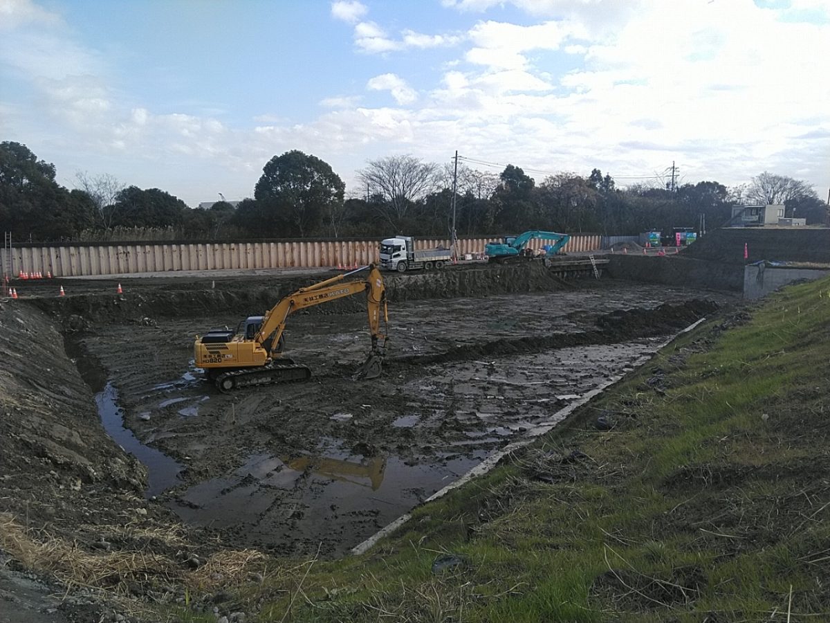 海部建設株式会社の農業農村整備工事（たん水防除事業 新十三沖永地区 十三沖永排水機場 機場その6工事）